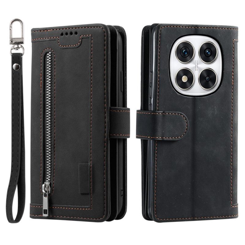 Fodral Xiaomi Redmi Note 14 Pro 4g 9 Korthållare Med Rem