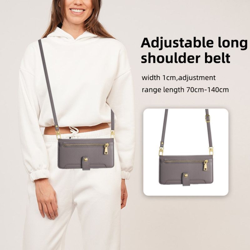 Fodral Xiaomi Redmi Note 14 Pro 4g Axel- Och Crossbody-plånbok