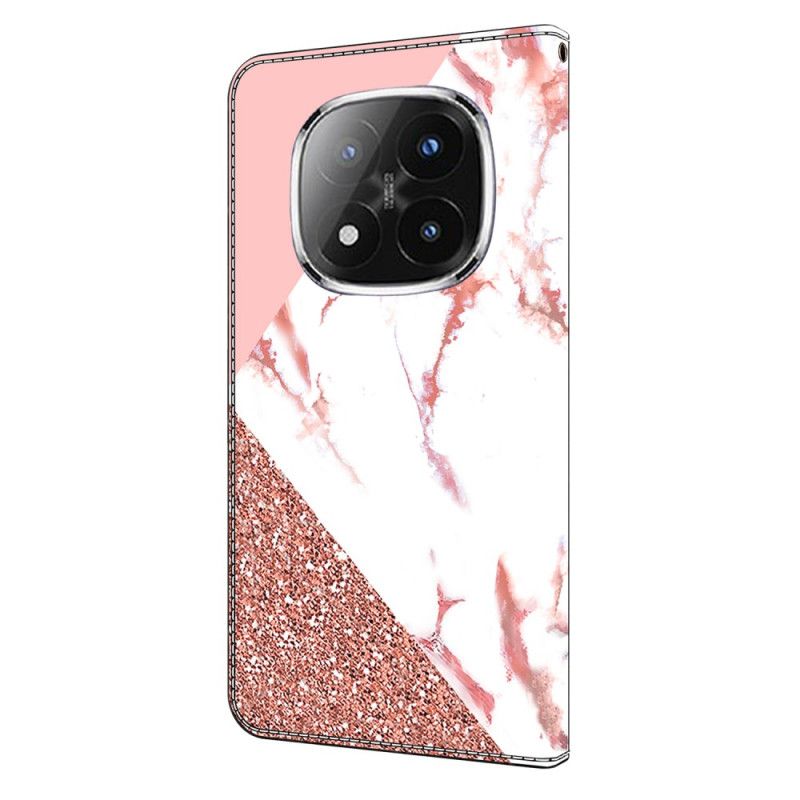 Fodral Xiaomi Redmi Note 14 Pro 4g Triangulär Marmor