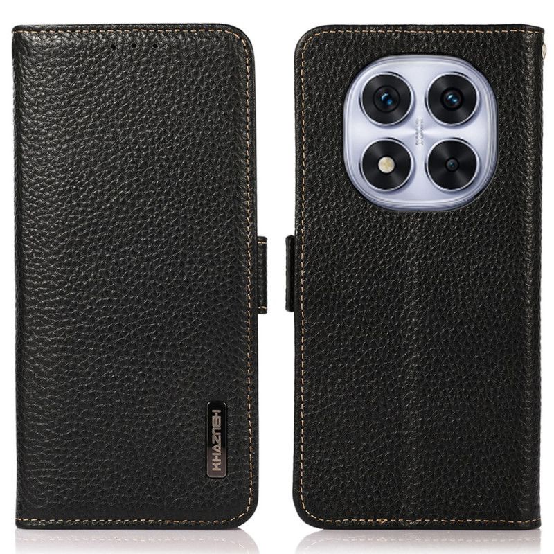 Läderskal Fodral Xiaomi Redmi Note 14 Pro 4g Äkta Läder Khazneh