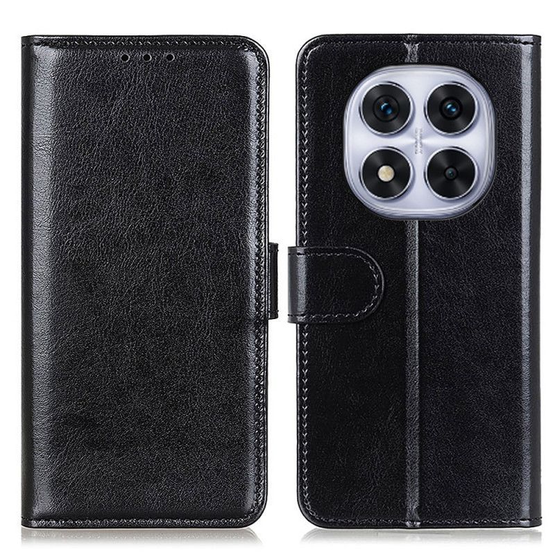 Läderskal Fodral Xiaomi Redmi Note 14 Pro 4g Lackimitationsläder