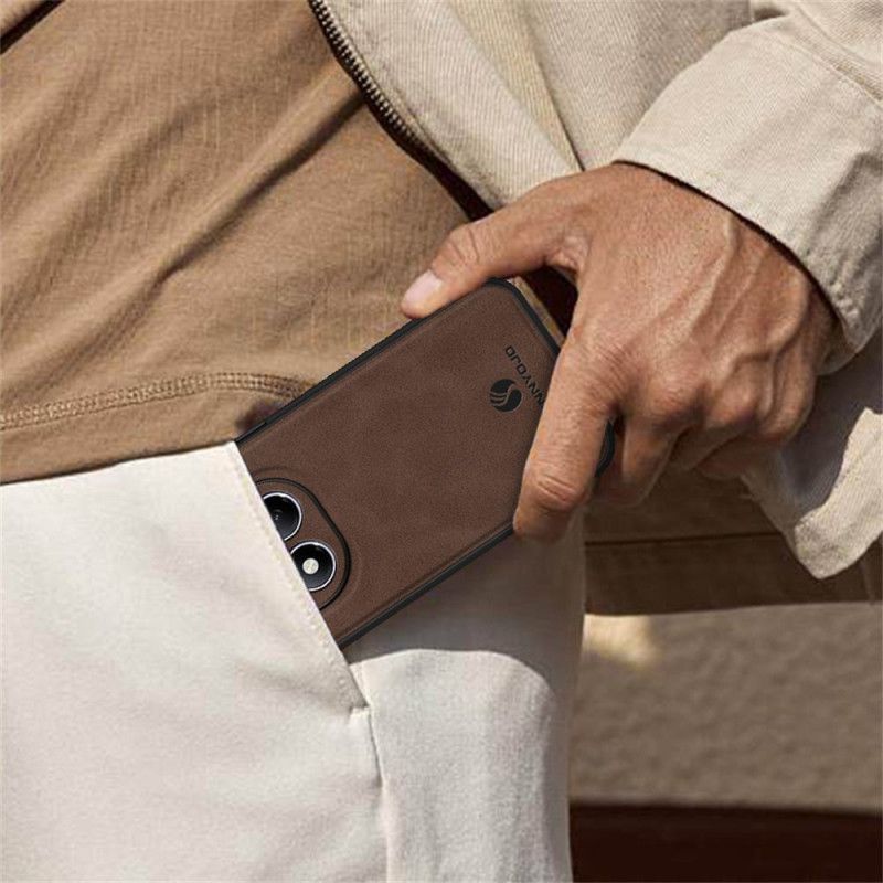 Skal Xiaomi Redmi Note 14 Pro 4g Annyojo Lädereffekt