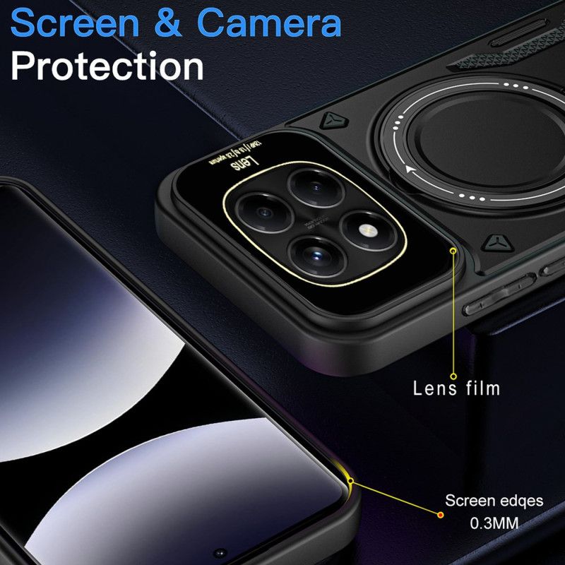 Skal Xiaomi Redmi Note 14 Pro 4g Magnetiskt Roterande Stativ