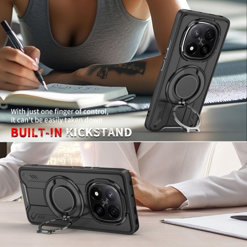 Skal Xiaomi Redmi Note 14 Pro 4g Magsafe-kompatibel Med Roterande Stativ
