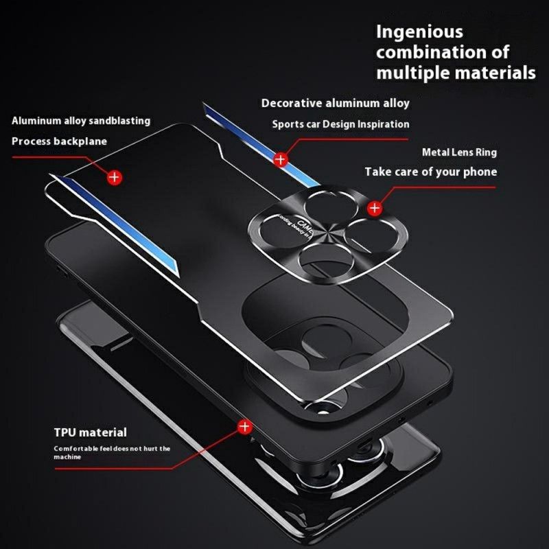 Skal Xiaomi Redmi Note 14 Pro 4g Metallisk Effekt