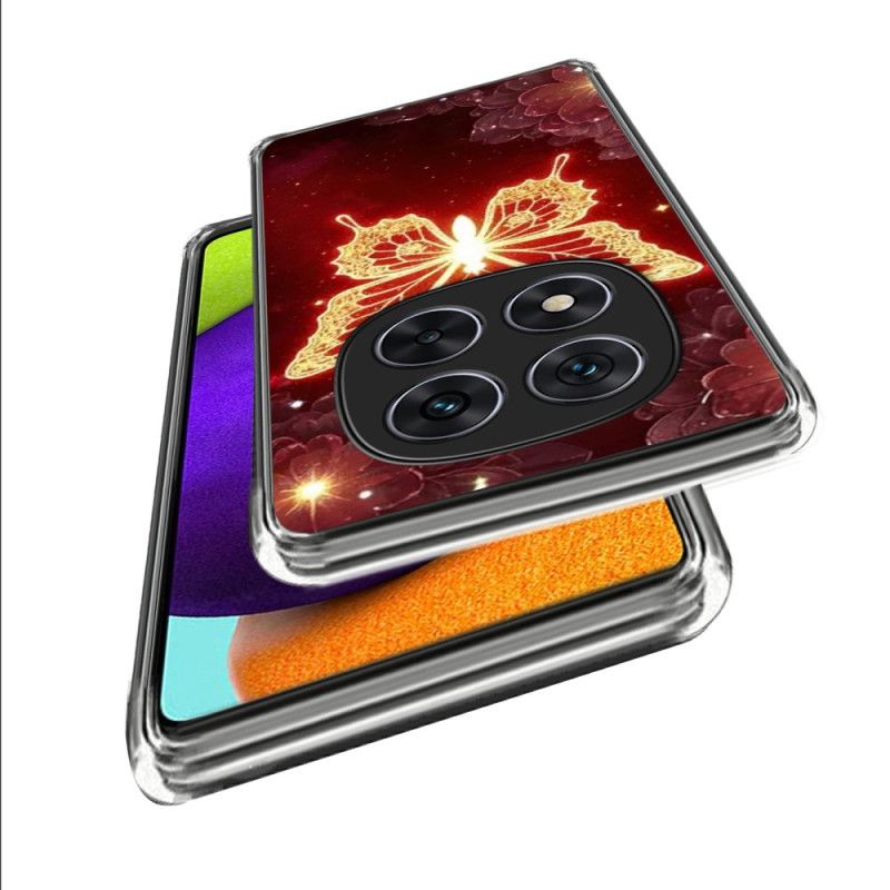 Skal Xiaomi Redmi Note 14 Pro 4g Telefonfodral Fjärilsgyllene