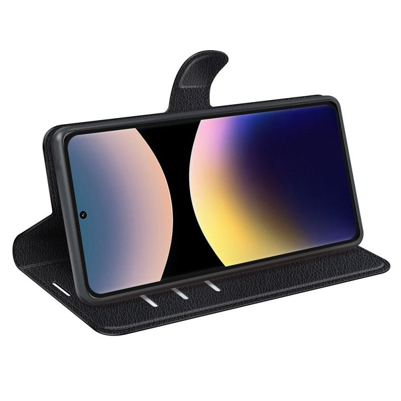 Skyddsfodral Xiaomi Redmi Note 14 Pro 4g Klassisk Litchi-imitation