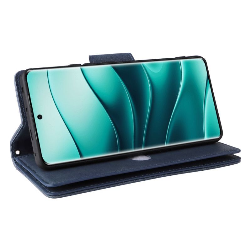 Skyddsfodral Xiaomi Redmi Note 14 Pro 4g Plånbok Med Dragkedja Och Rem