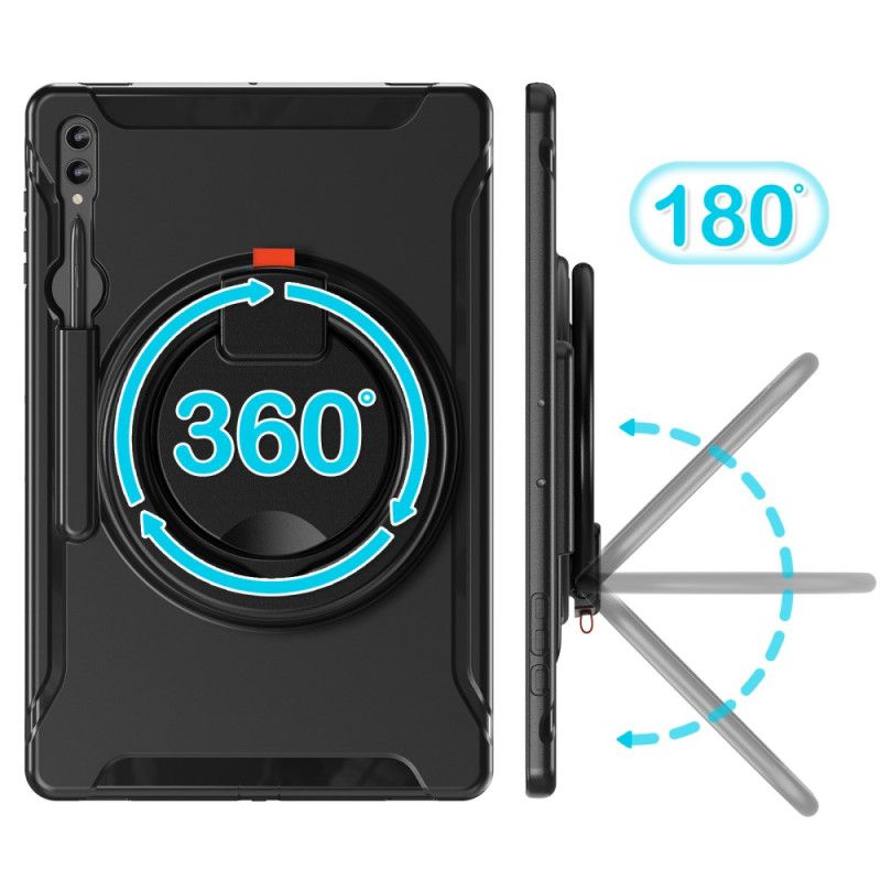 Skal För Samsung Galaxy Tab S10 Ultra Roterande Ringstativ