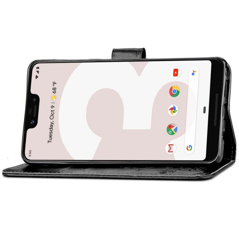 Fodral Google Pixel 3 XL Svart Fyrklöver