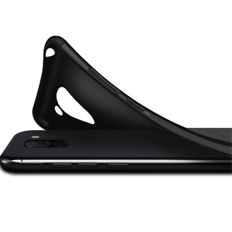 Skal för Google Pixel 3 XL Imak Borstad Kolfiber