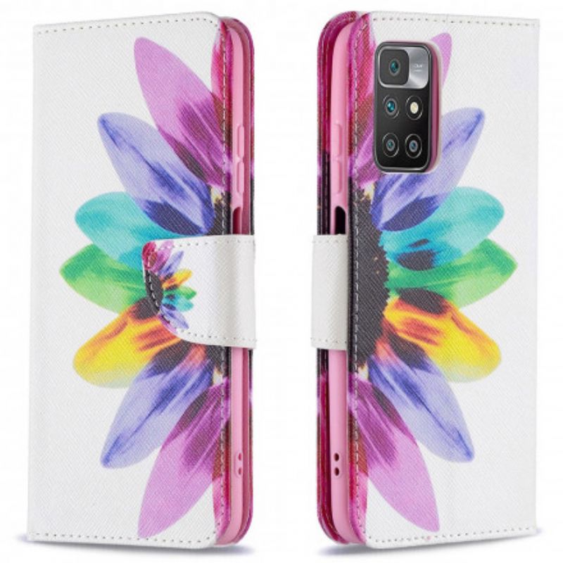 Fodral Xiaomi Redmi 10 Blommavattenfärg