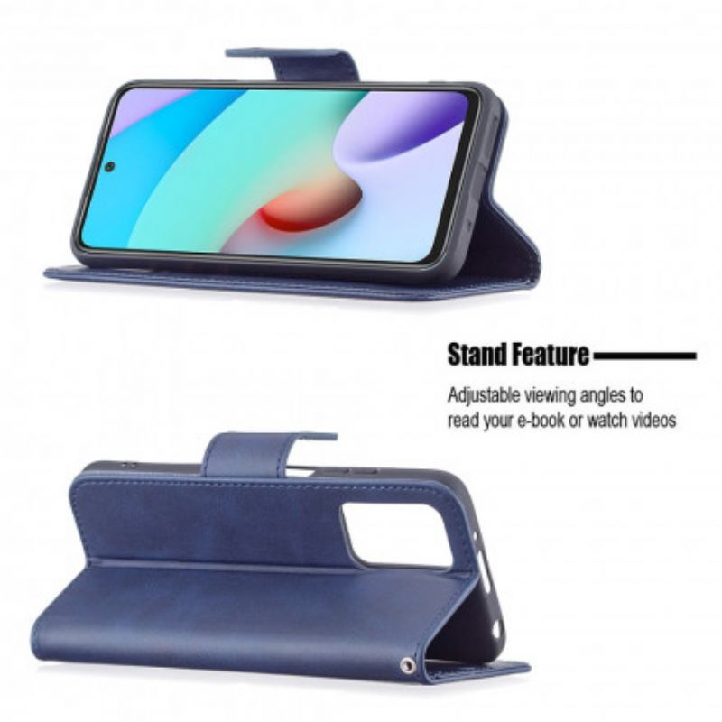 Fodral Xiaomi Redmi 10 Slät Flap Sned