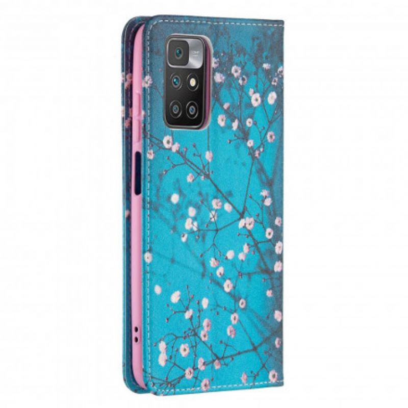 Folio-fodral Xiaomi Redmi 10 Blommande Grenar