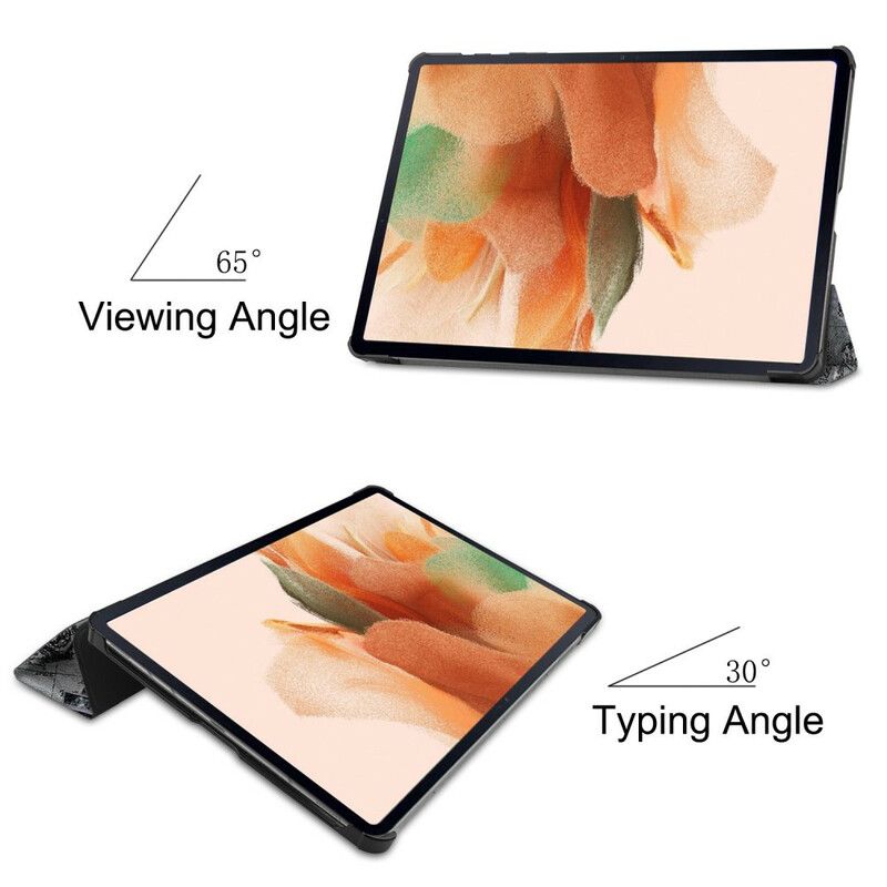 Smart Case Samsung Galaxy Tab S7 Fe Eiffel Tower Stylus Hållare