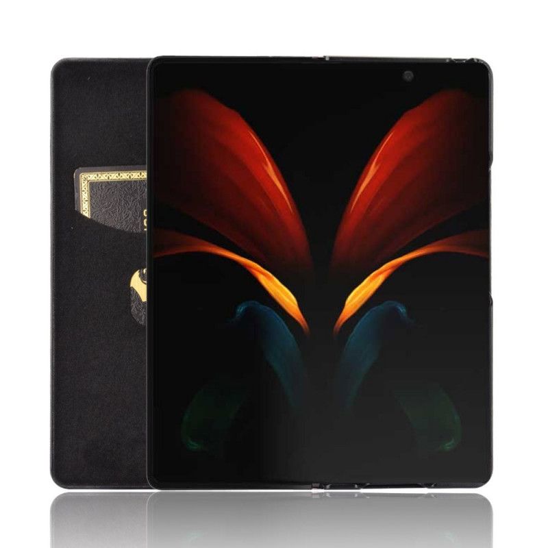 Fodral Samsung Galaxy Z Fold 2 Svart Kolfiber