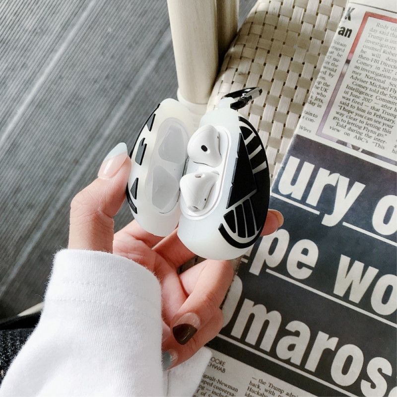 Skal AirPods Pro Svart Fluorescerande Örn Med Karbinhake