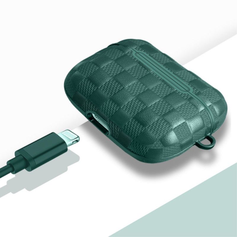 Skal AirPods Pro Svart Mobilskal Texturerat Konstläder