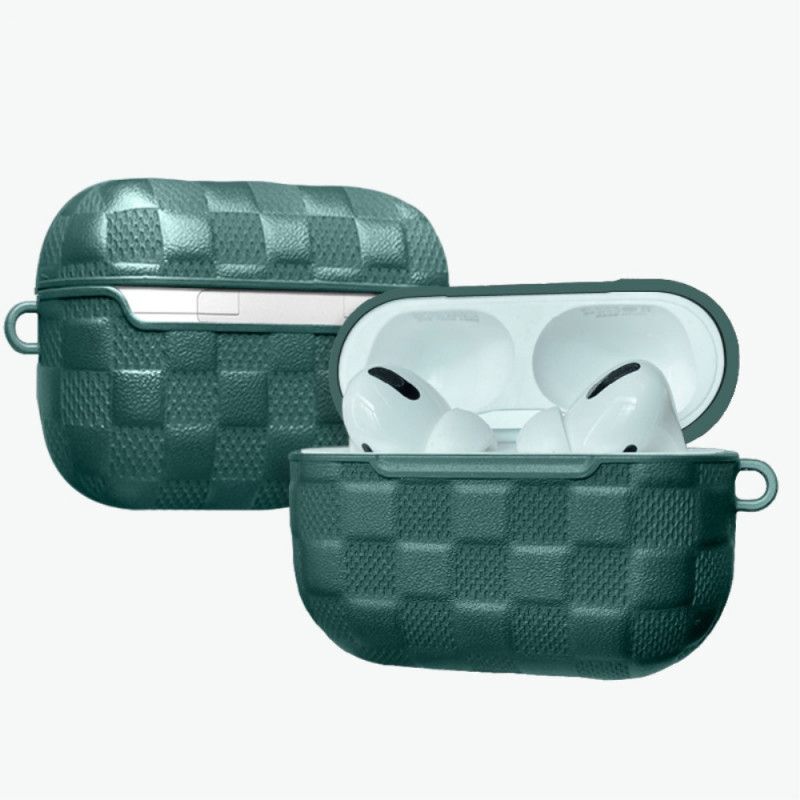 Skal AirPods Pro Svart Mobilskal Texturerat Konstläder
