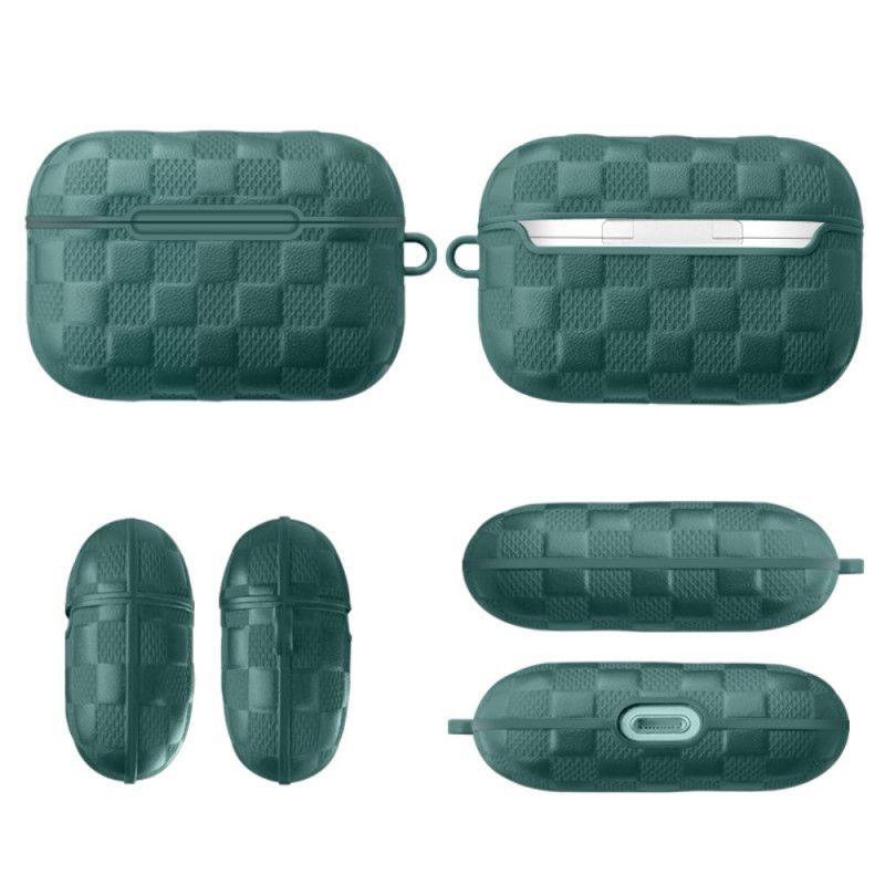 Skal AirPods Pro Svart Mobilskal Texturerat Konstläder