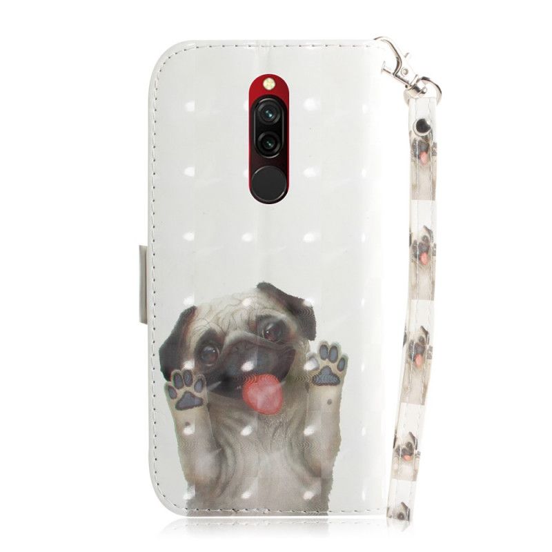 Fodral Xiaomi Redmi 8 Älskar Min Hund Med Rem