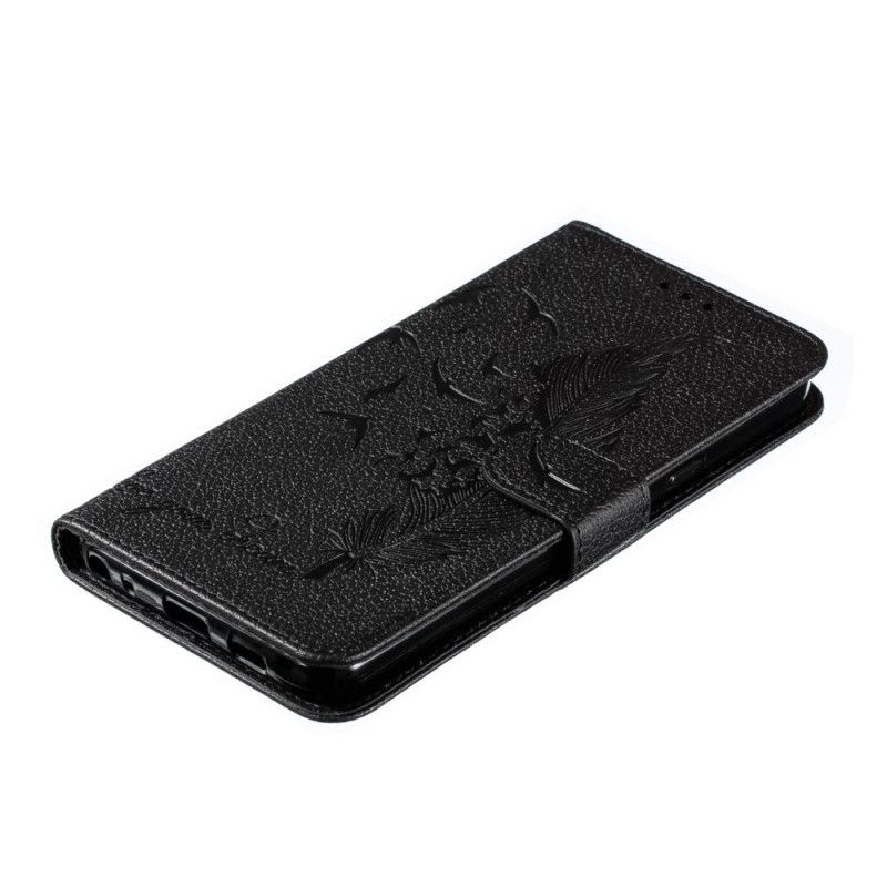 Fodral Xiaomi Redmi 8 Svart Lev Ditt Drömimitationsläder