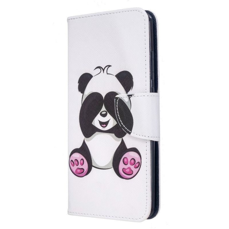 Läderfodral Xiaomi Redmi 8 Mobilskal Rolig Panda