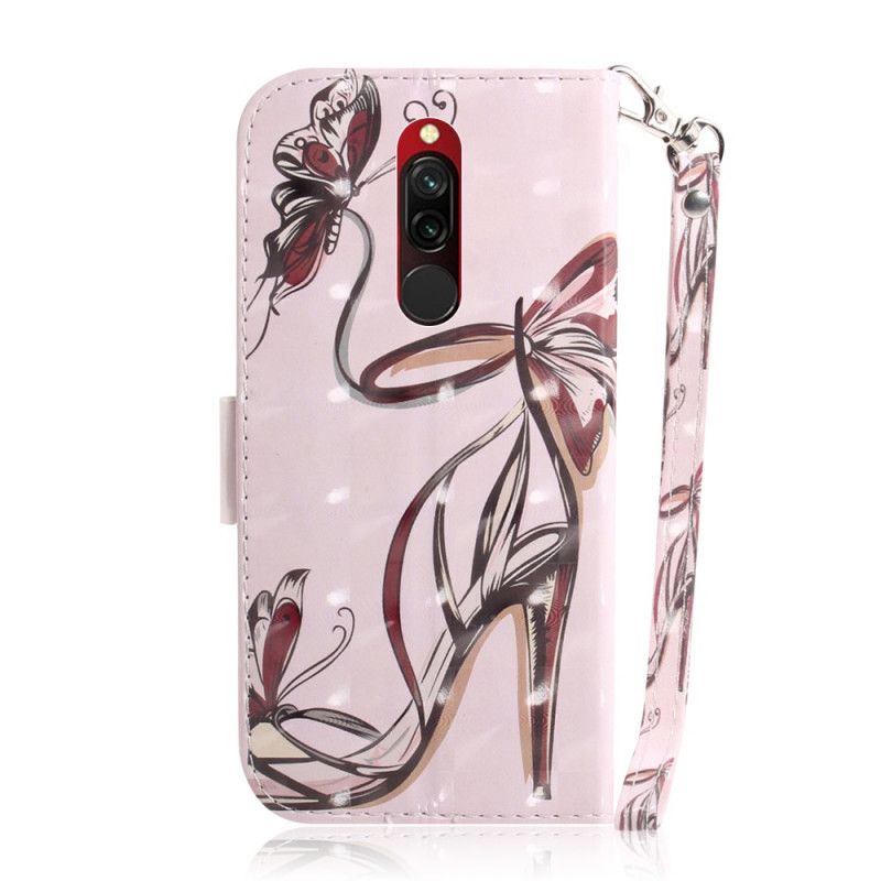 Läderskal Xiaomi Redmi 8 Rempump