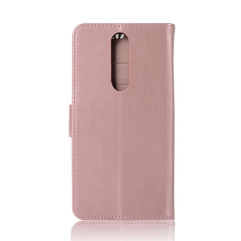 Läderskal Xiaomi Redmi 8 Rose Gold Lädereffekt Uggla Drömfångare