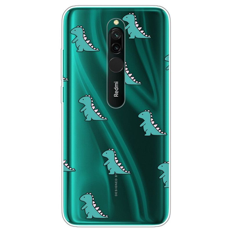 Skal Xiaomi Redmi 8 Mobilskal Dinosaurier