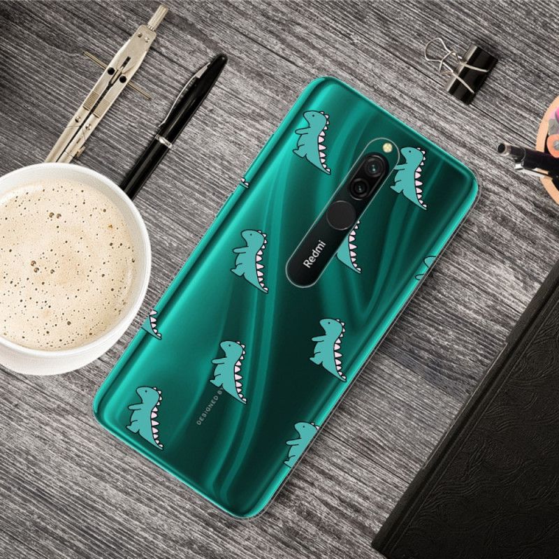 Skal Xiaomi Redmi 8 Mobilskal Dinosaurier