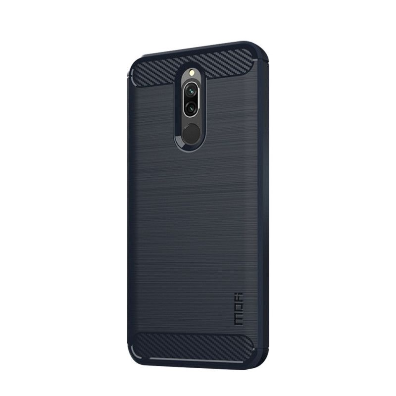 Skal Xiaomi Redmi 8 Svart Mofi Borstat Kolfiber