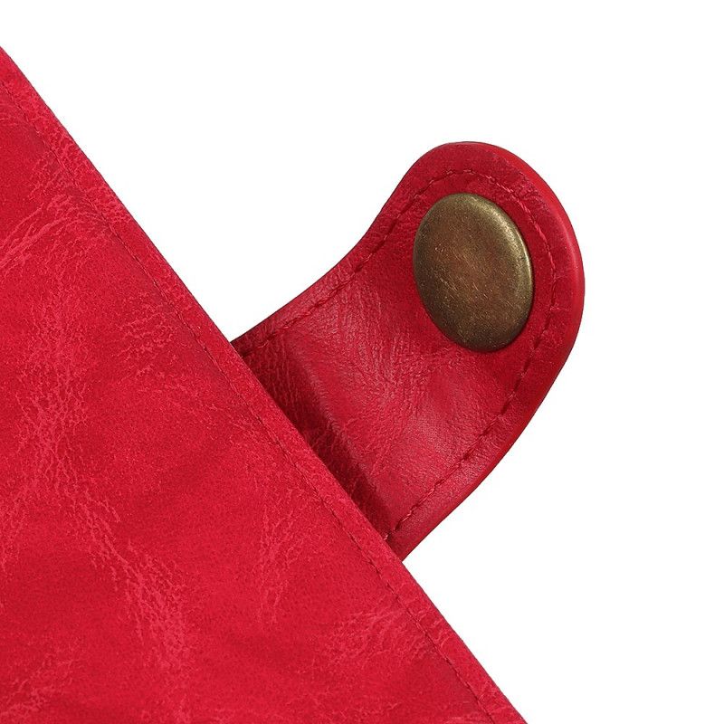 Fodral Huawei Mate 30 Röd Konstnärlig Och Sömnad