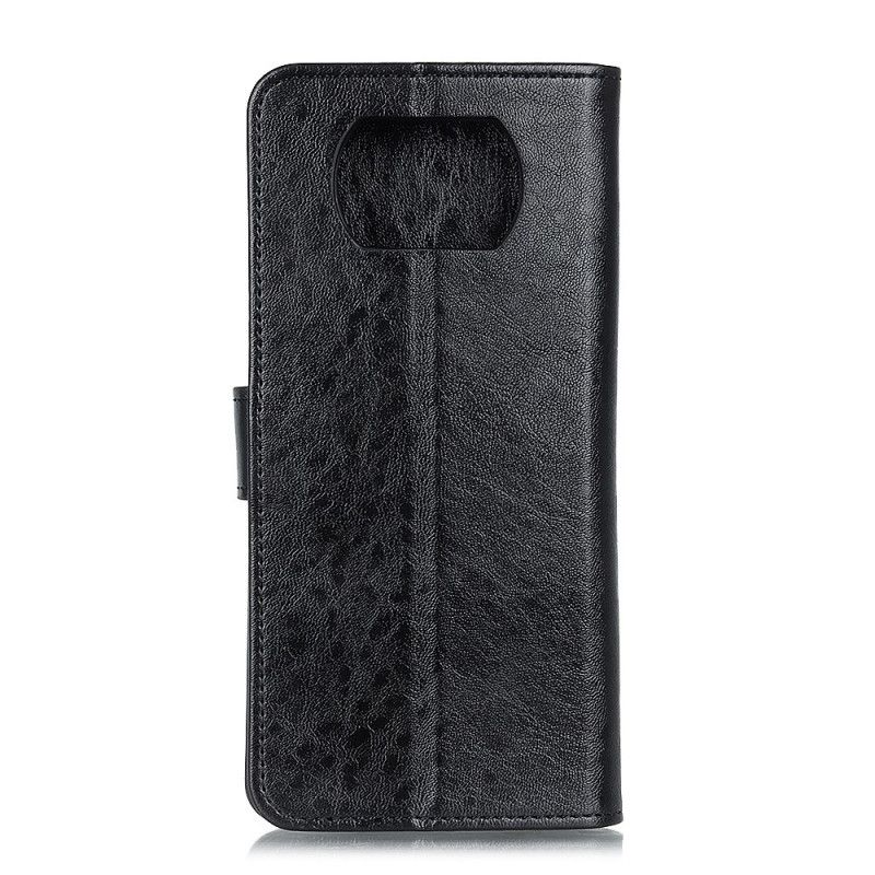 Fodral Xiaomi Poco X3 Svart Stil I Läder