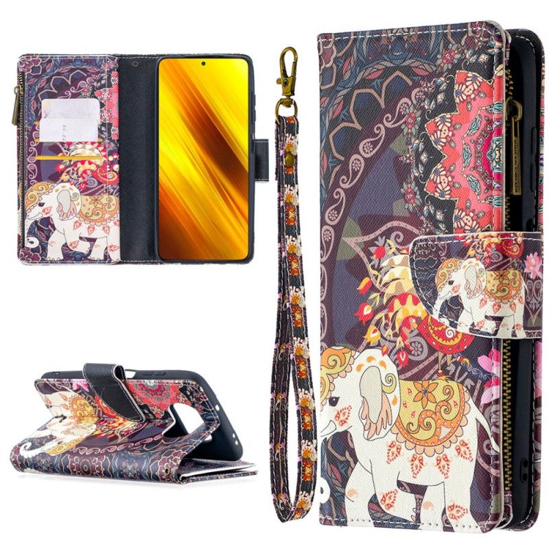 Skyddsfodral Xiaomi Poco X3 Elefantficka Med Blixtlås