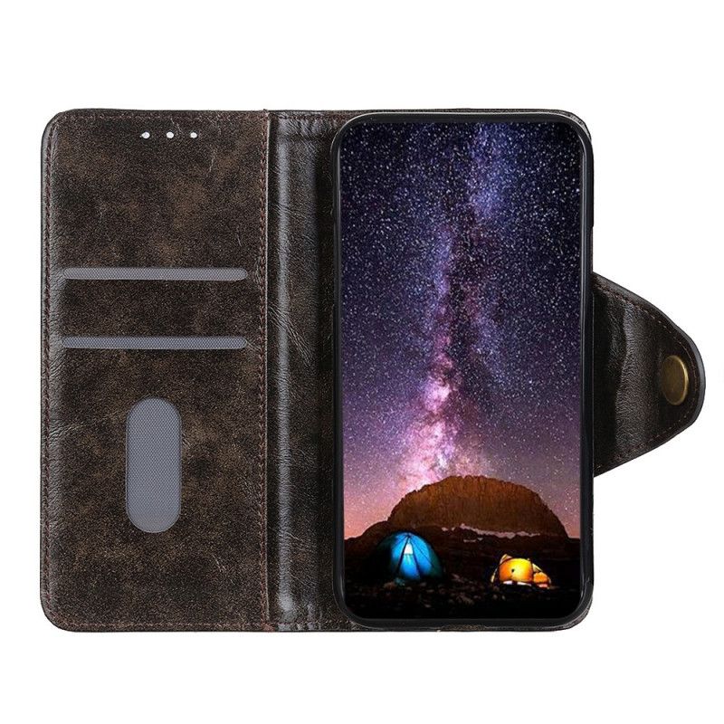 Fodral Xiaomi Redmi Note 11 / Poco M4 Pro 5g Glänsande Läderimitation Khazneh