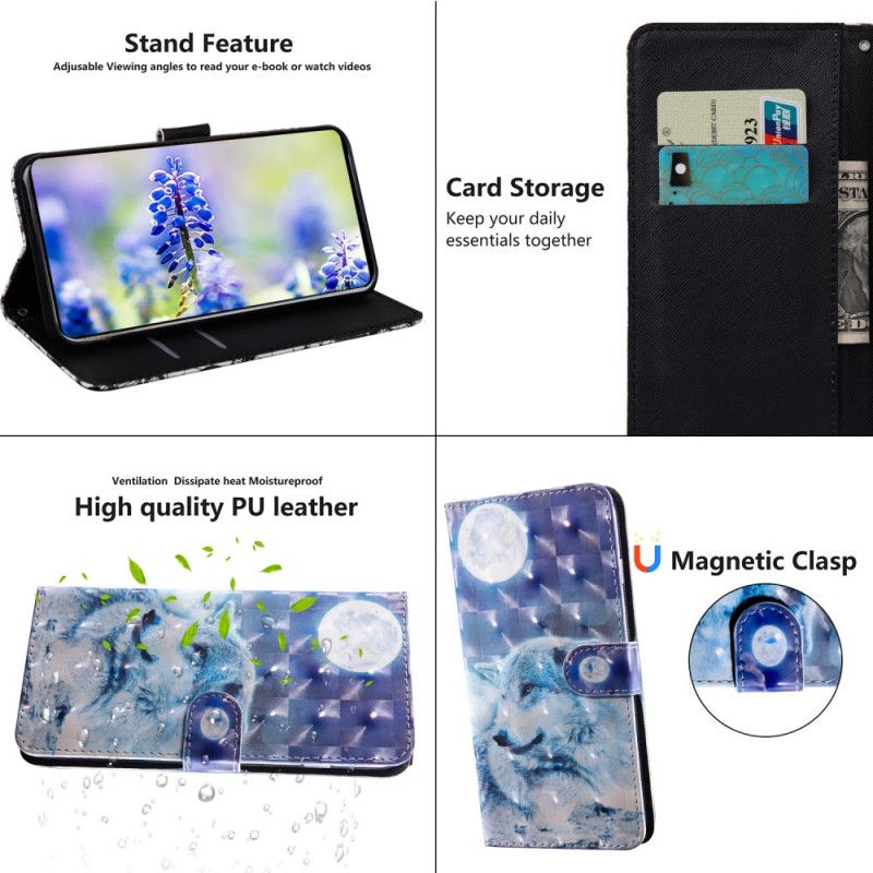 Fodral Xiaomi Redmi Note 11 / Poco M4 Pro 5g Moonlight Wolf