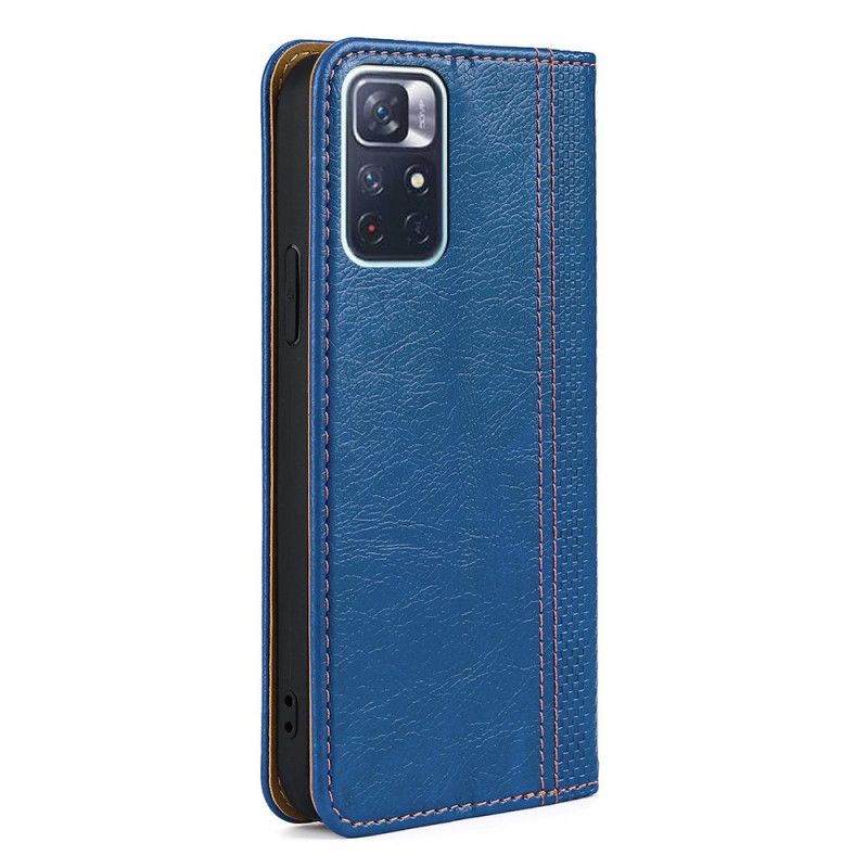 Folio-fodral Xiaomi Redmi Note 11 / Poco M4 Pro 5g Telefonfodral Vintage Läderstil