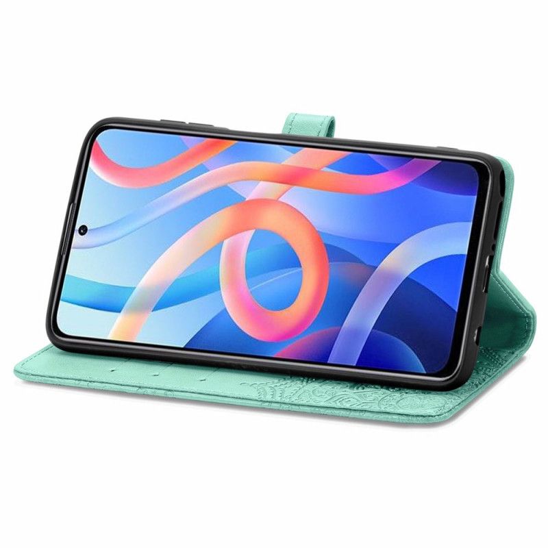 Läderfodral Xiaomi Redmi Note 11 / Poco M4 Pro 5g Telefonfodral Mandala Medeltid