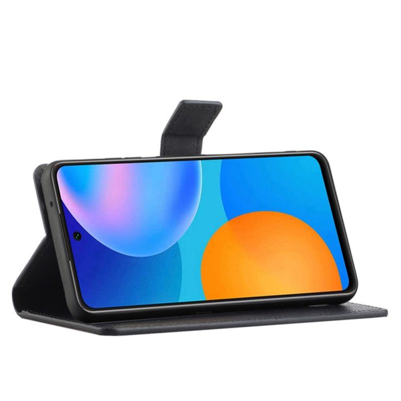Läderskal Fodral Xiaomi Redmi Note 11 / Poco M4 Pro 5g Litchi Grain Lädereffekt
