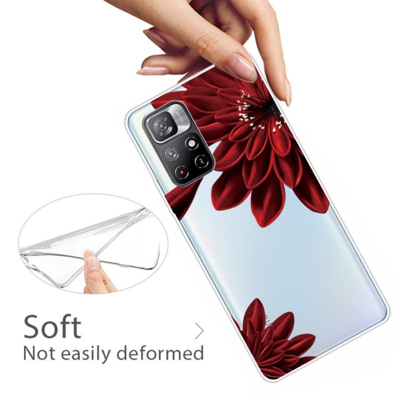 Skal För Xiaomi Redmi Note 11 / Poco M4 Pro 5g Vilda Blommor Vilda Blommor