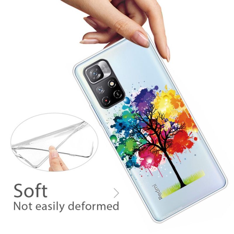 Skal Xiaomi Redmi Note 11 / Poco M4 Pro 5g Akvarellträd