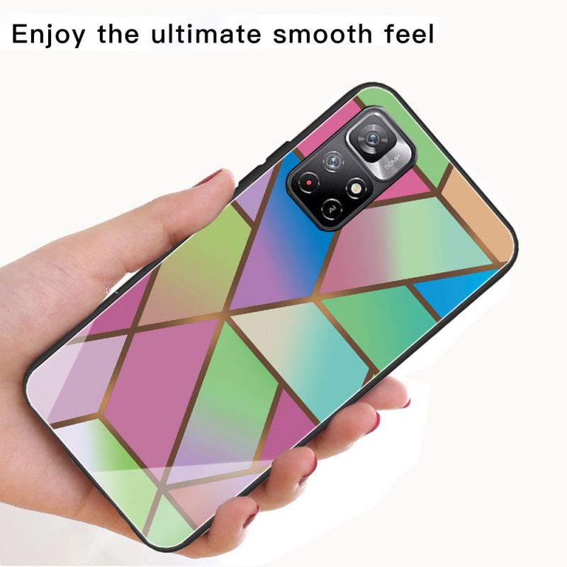 Skal Xiaomi Redmi Note 11 / Poco M4 Pro 5g Marmordesign Av Härdat Glas