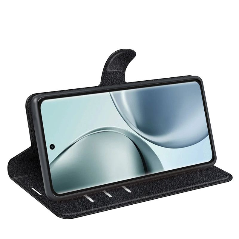 Fodral För Realme 14 Pro 5g Klassiskt Litchikonstläder