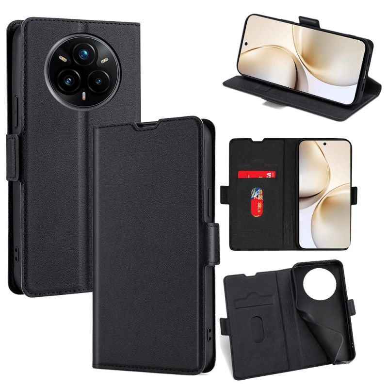 Läderfodral Realme 14 Pro 5g Telefonfodral Ultratunn Dubbelspänne