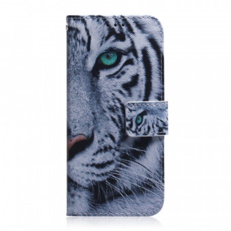 Fodral Samsung Galaxy M52 5G Vit Tiger