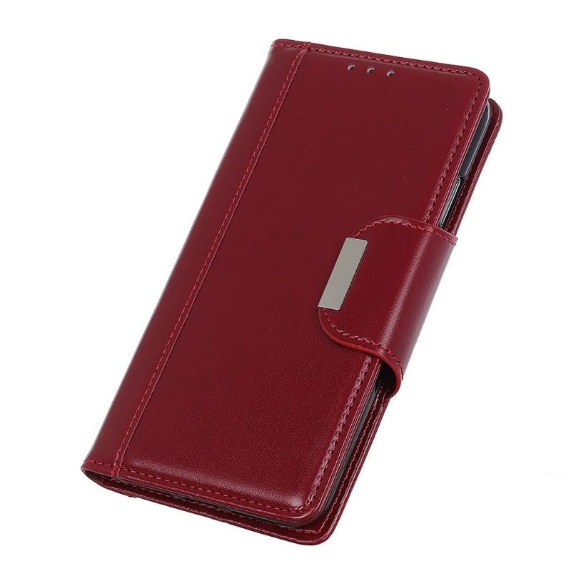 Läderfodral Xiaomi Mi 9 SE Röd Elegansförslutning I Konstläder