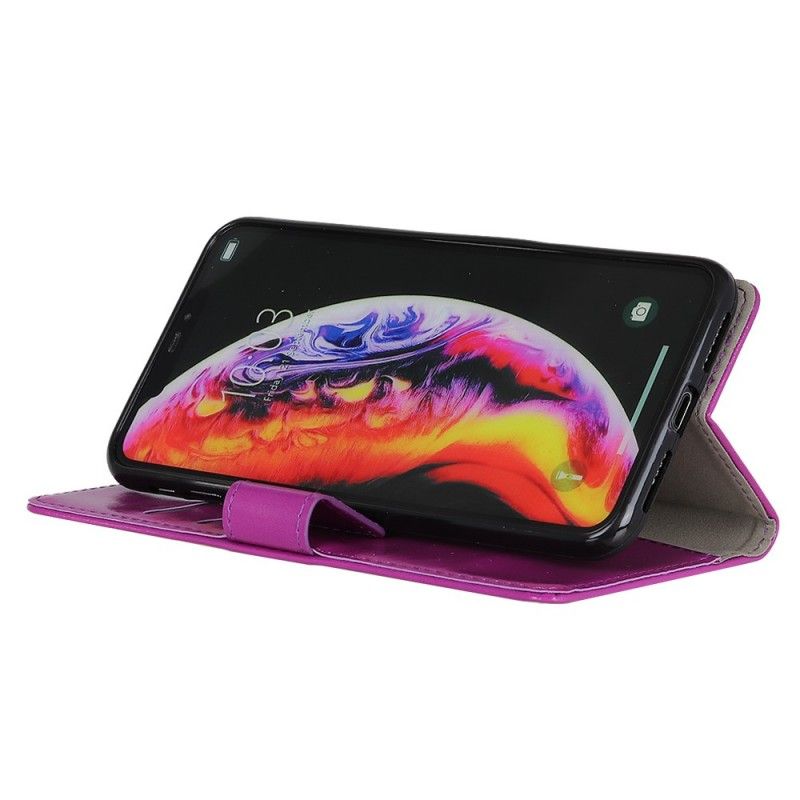 Läderfodral Xiaomi Mi 9 SE Röd Lysande