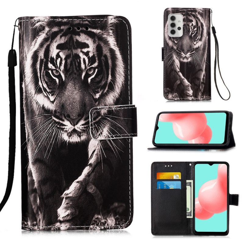 Fodral Samsung Galaxy A32 5G Natt Tiger