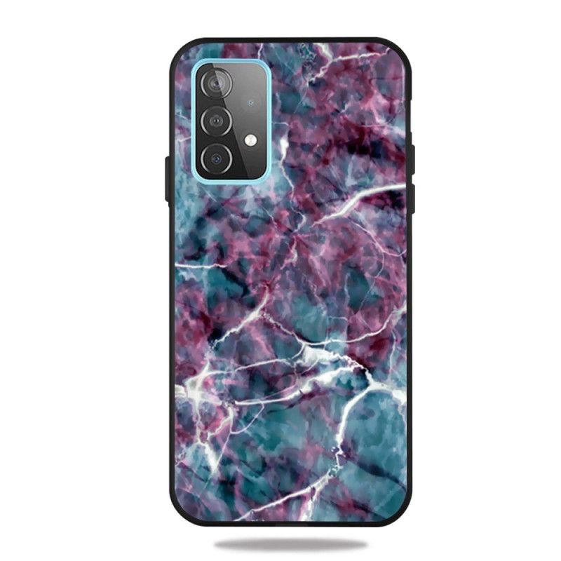 Skal för Samsung Galaxy A32 5G Lila Marmor